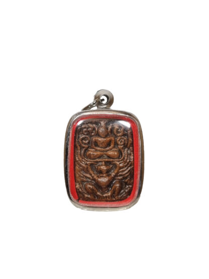 Luang Phor Parn amulet 龙婆班, Buddha meditating on a Hanuman.