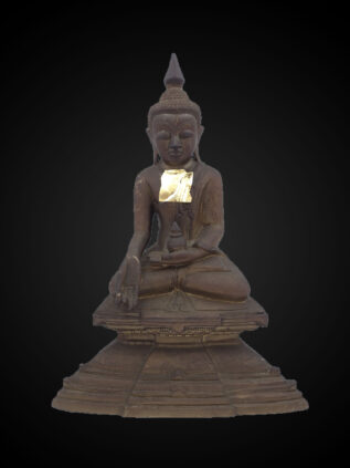 Bronze Medicine Buddha Seated Healing Statue – 34 cm