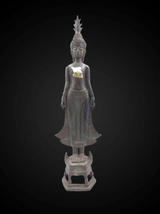Sukhothai Style Bronze Standing Buddha – 51 cm