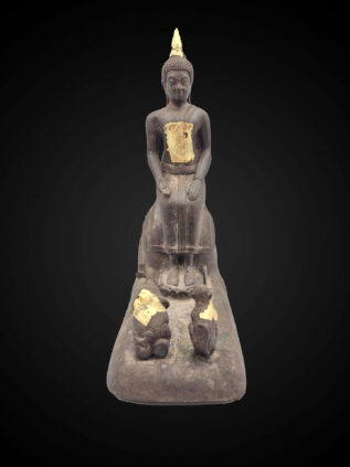 Thai Bronze Wednesday Buddha (Receiving Alms) – 31 cm