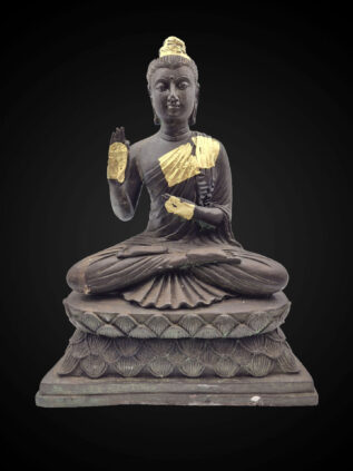 Ayutthaya-Inspired Thai Bronze Abhaya Buddha – 36 cm