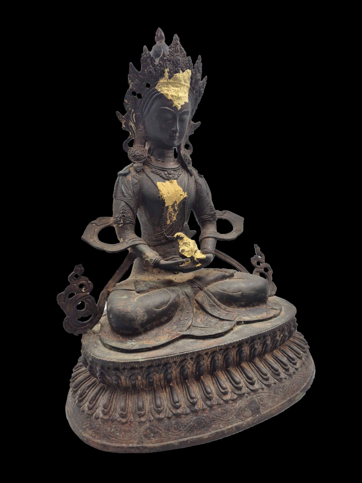 Himalayan Style Bronze Medicine Buddha – 44 cm - Image 3