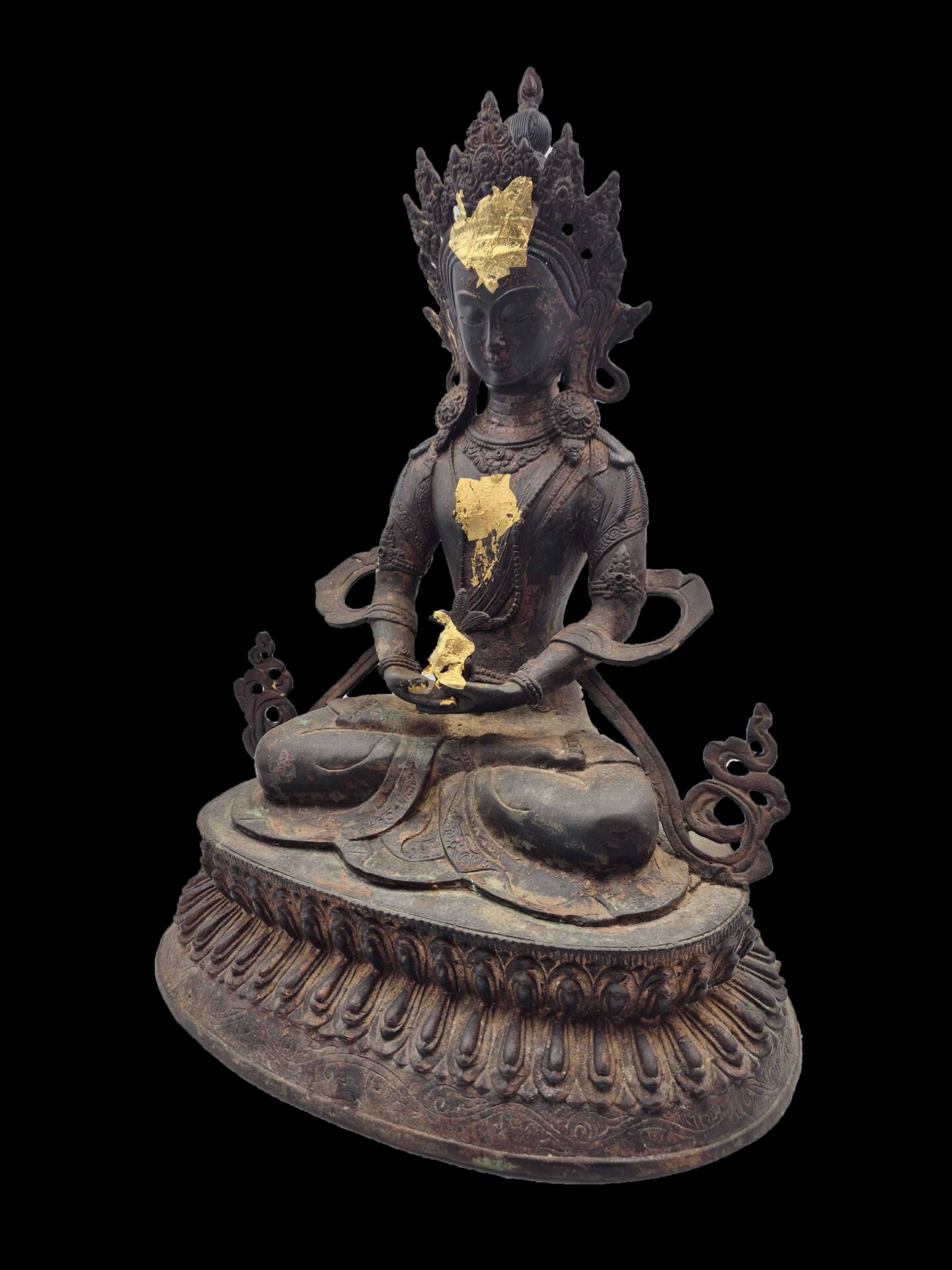 Himalayan Style Bronze Medicine Buddha – 44 cm - Image 4