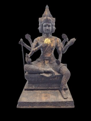 Southeast Asian Style Bronze Four-Faced Brahma – 46 cm