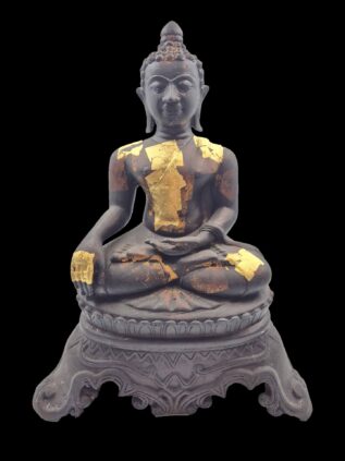 Thai Style Bronze Seated Meditation Buddha – 46 cm