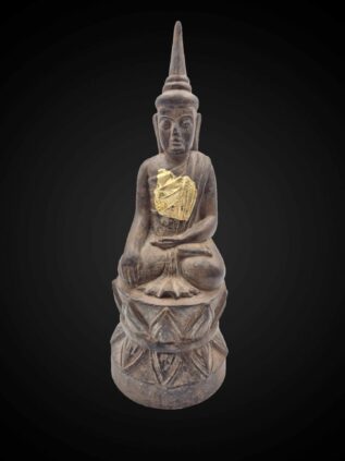 Ayutthaya Style Buddha Statue in Earth-Touching Mudra – 24 cm