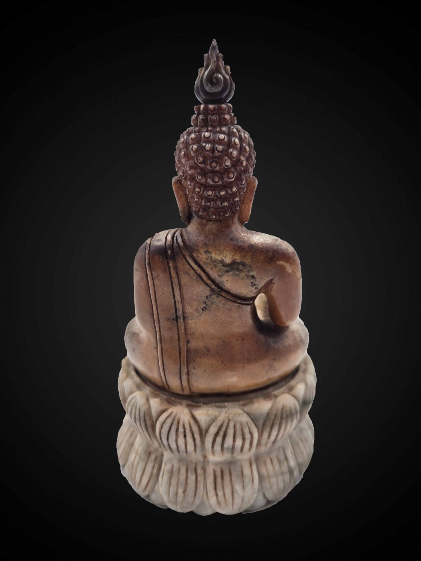 Thai Jade Buddha Statue in Earth-Touching Posture – 18 cm - Image 5
