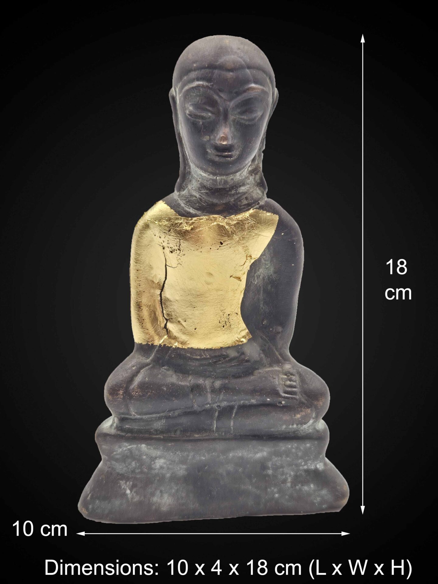 Thai Ngan Statue – Folk Devotional Figure 18 cm - Image 2