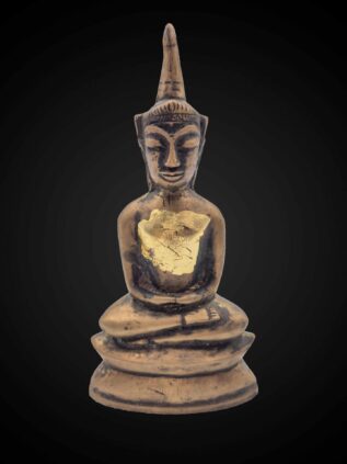 Thai Phra Ngan Statue – Sukhothai-Inspired Folk Devotional Figure 19 cm