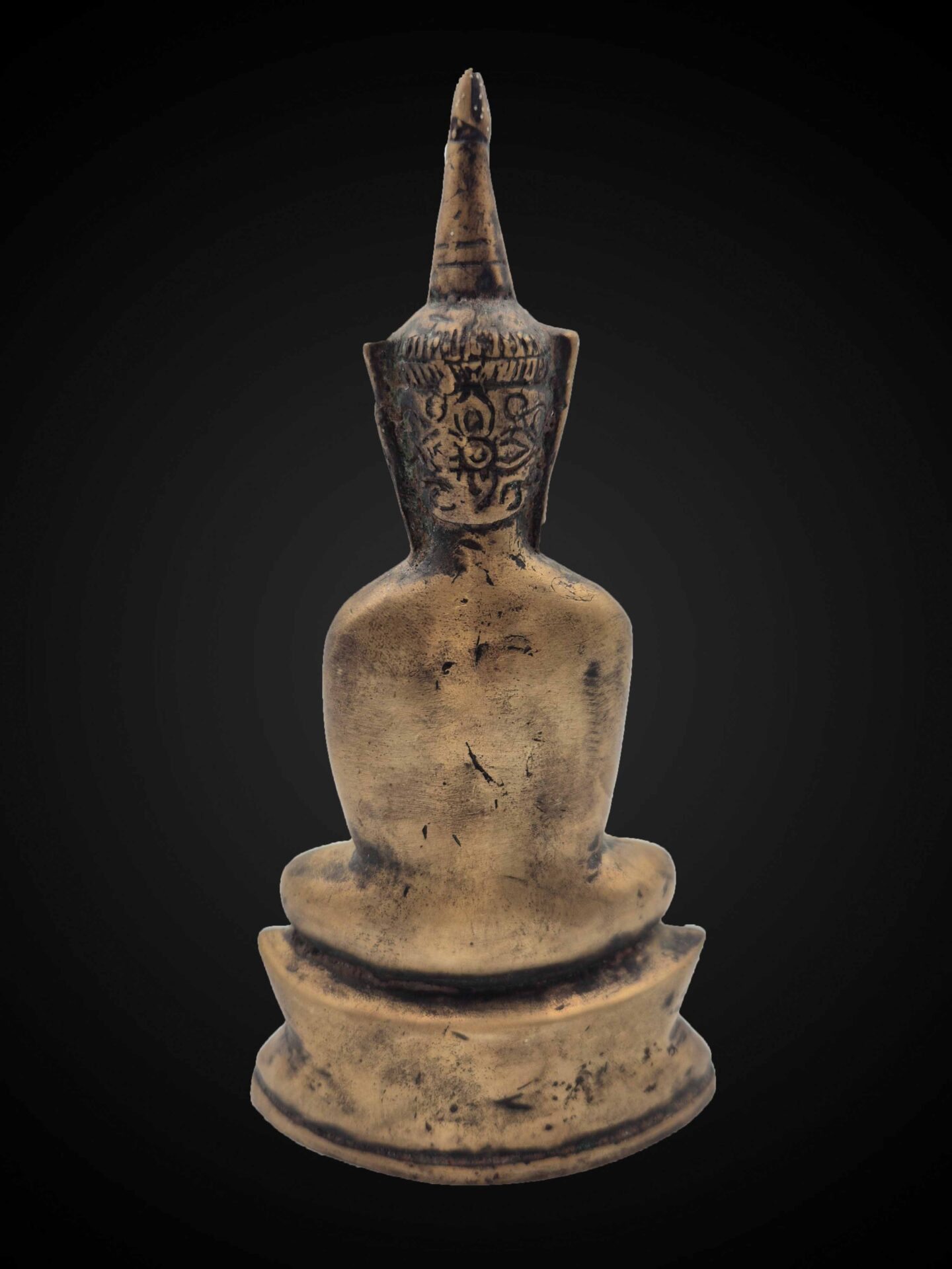 Thai Phra Ngan Statue – Sukhothai-Inspired Folk Devotional Figure 19 cm - Image 5