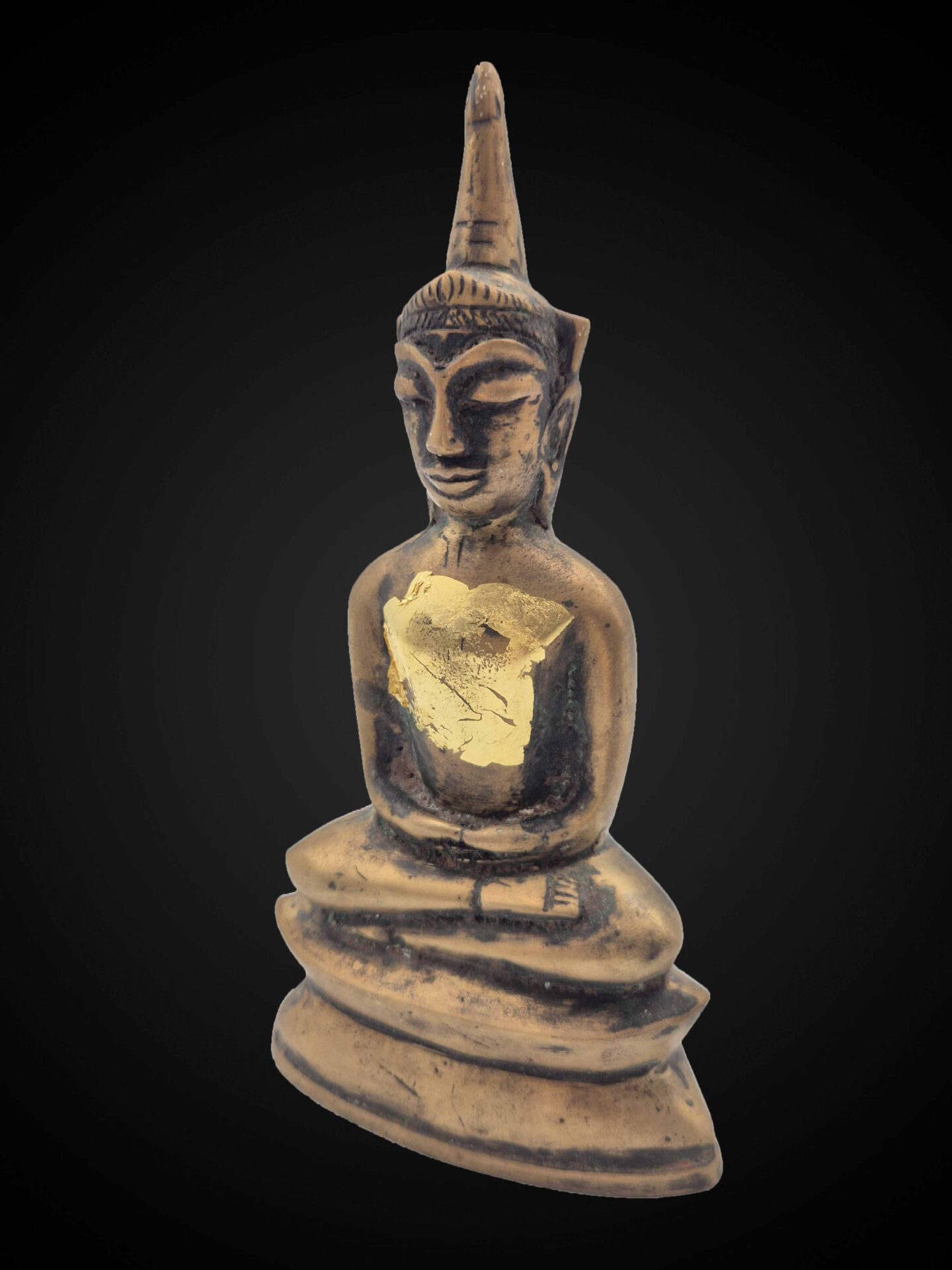 Thai Phra Ngan Statue – Sukhothai-Inspired Folk Devotional Figure 19 cm - Image 4