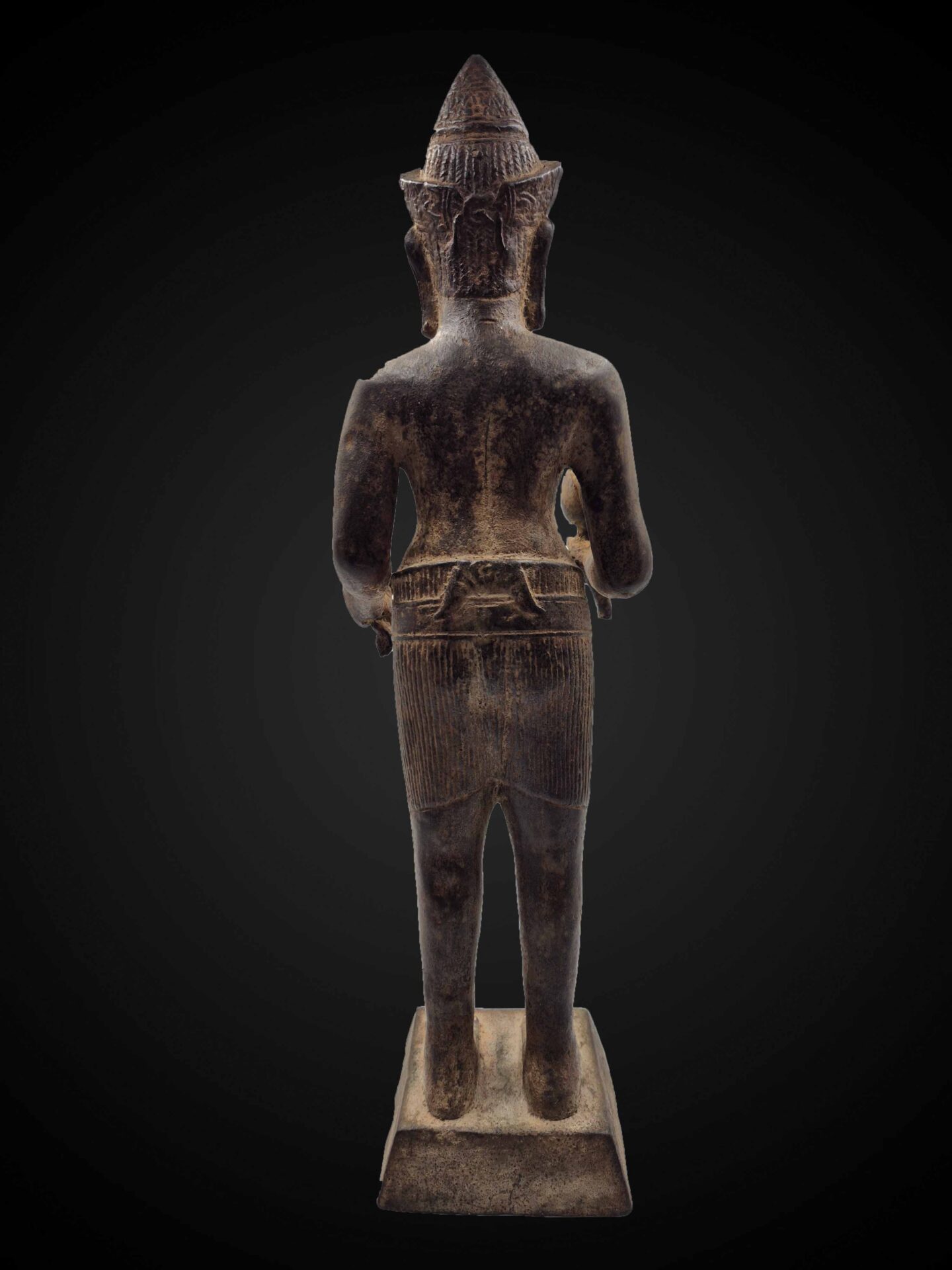 Angkor Style Bronze Standing Vishnu Figure – 49 cm - Image 5