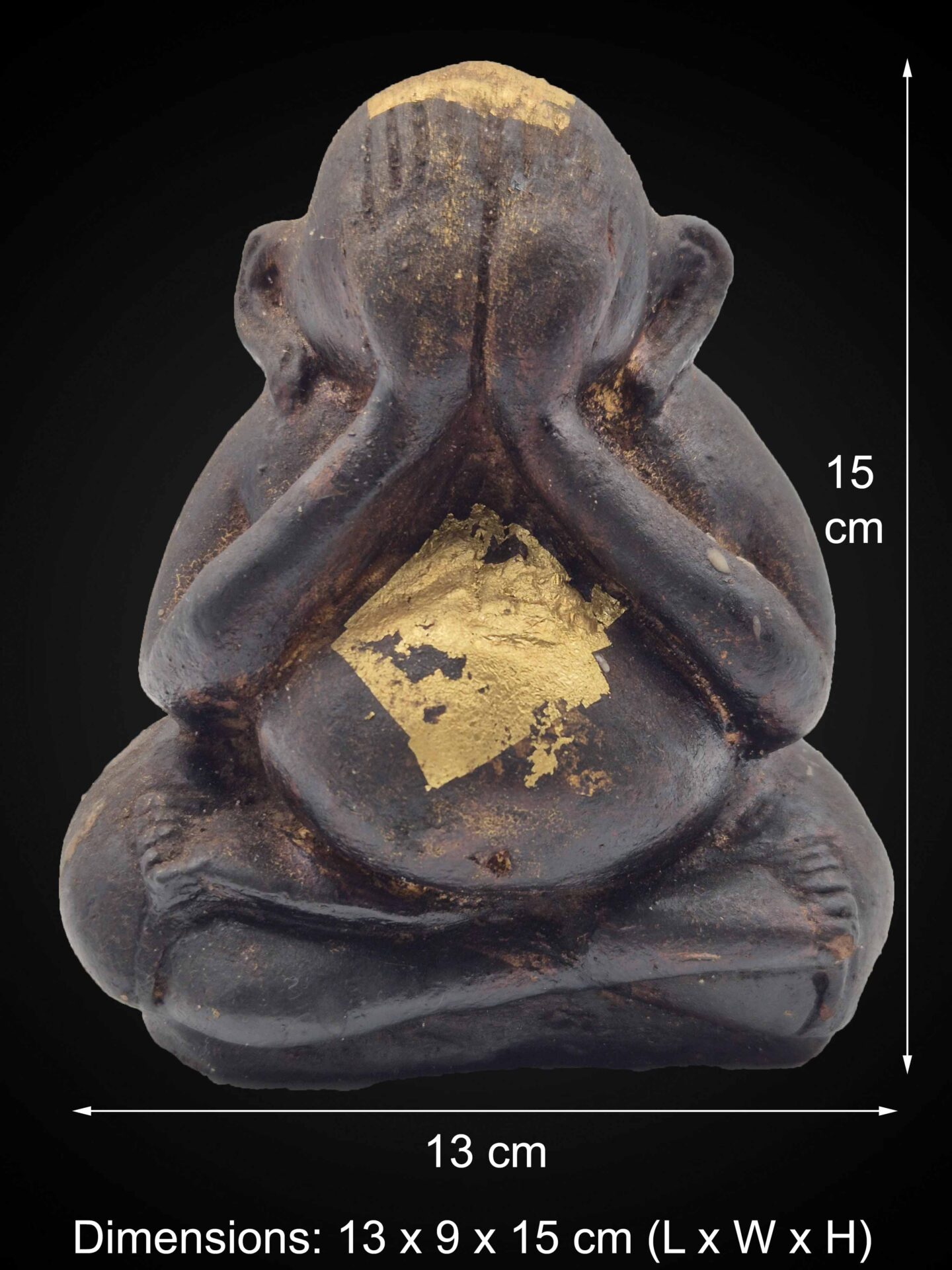 Thai Bronze Phra Pidta – 15 cm - Image 2
