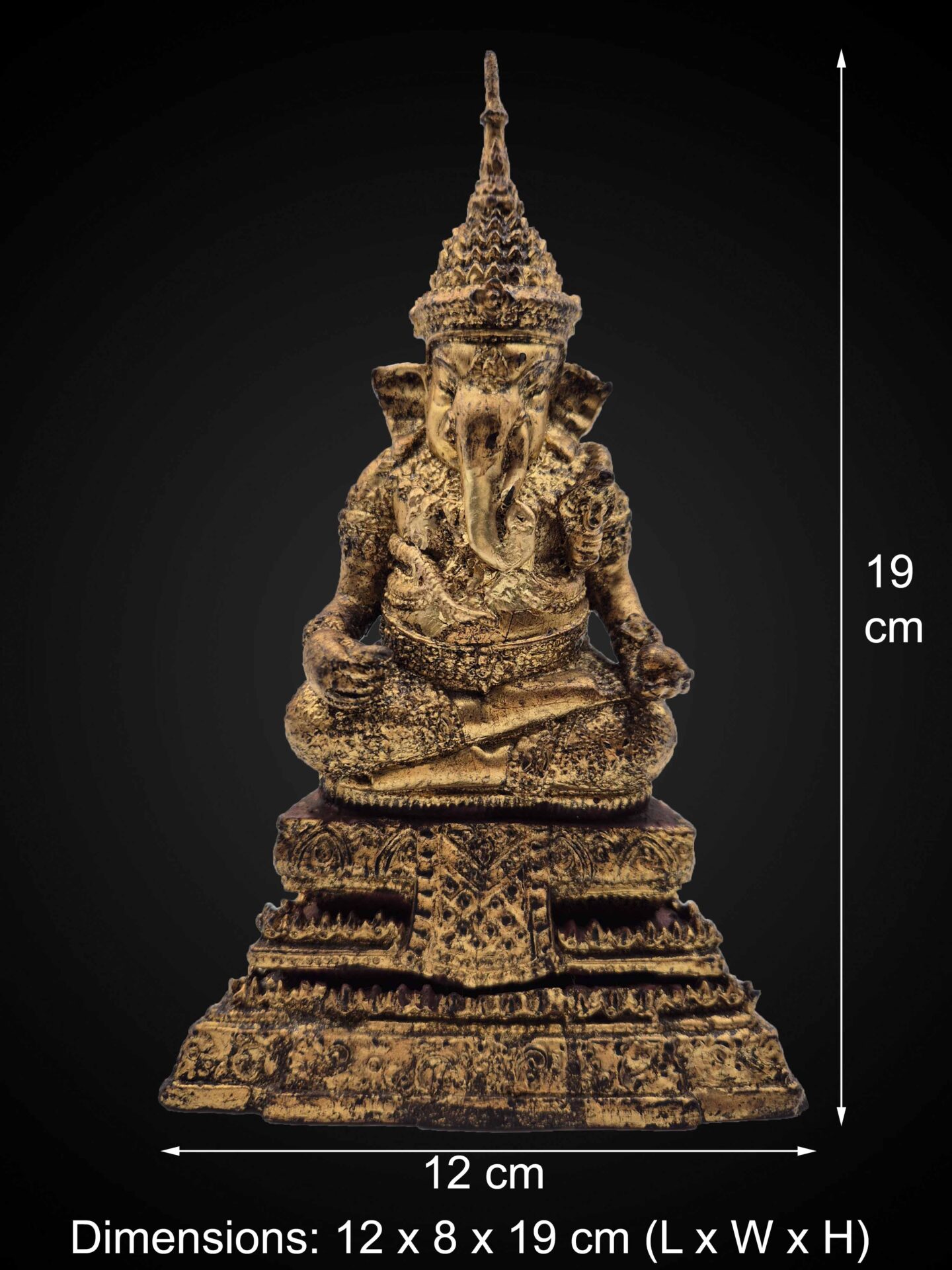 Rattanakosin Bronze Phra Ganesha Statue – 19 cm - Image 2