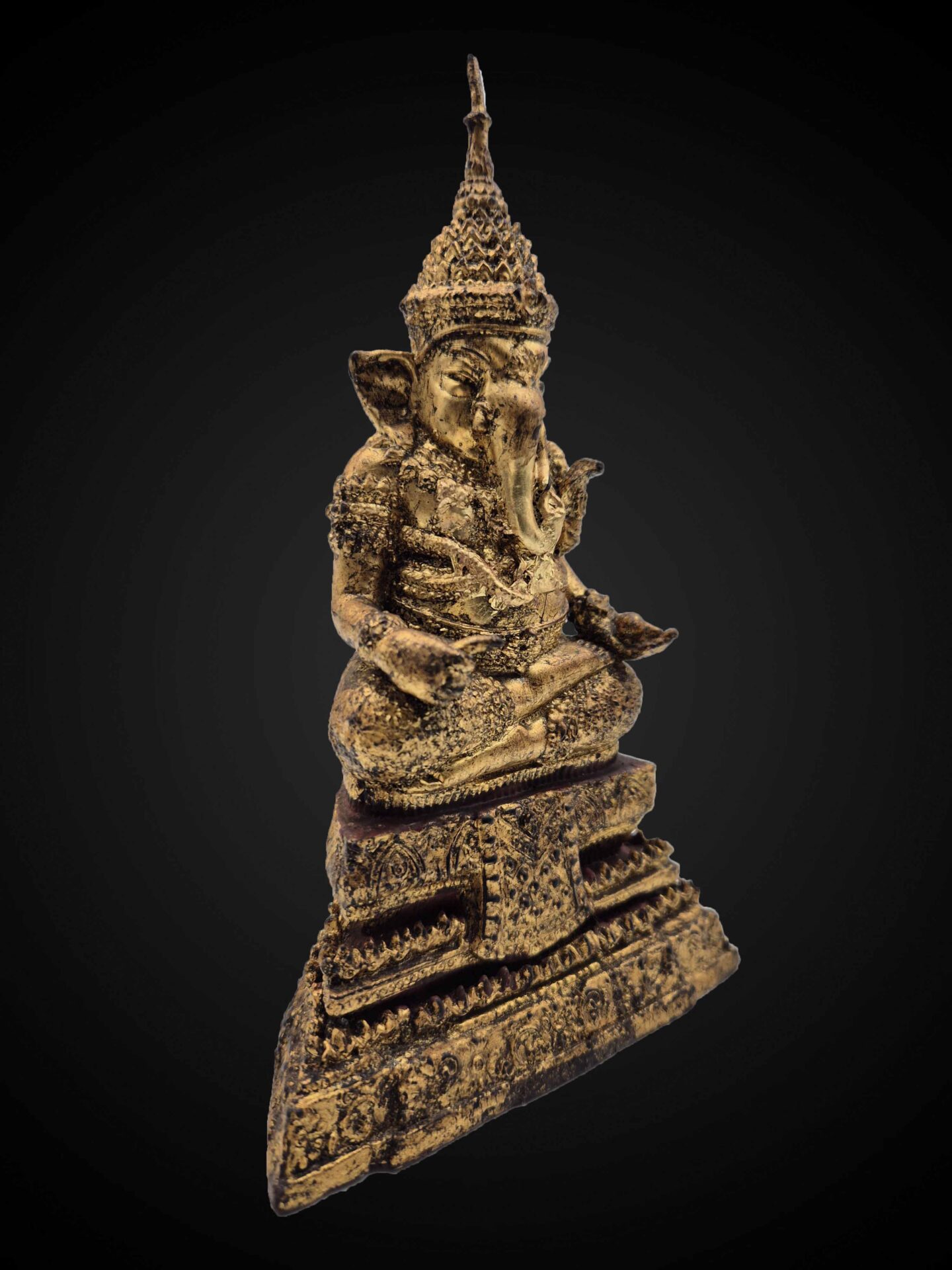 Rattanakosin Bronze Phra Ganesha Statue – 19 cm - Image 3